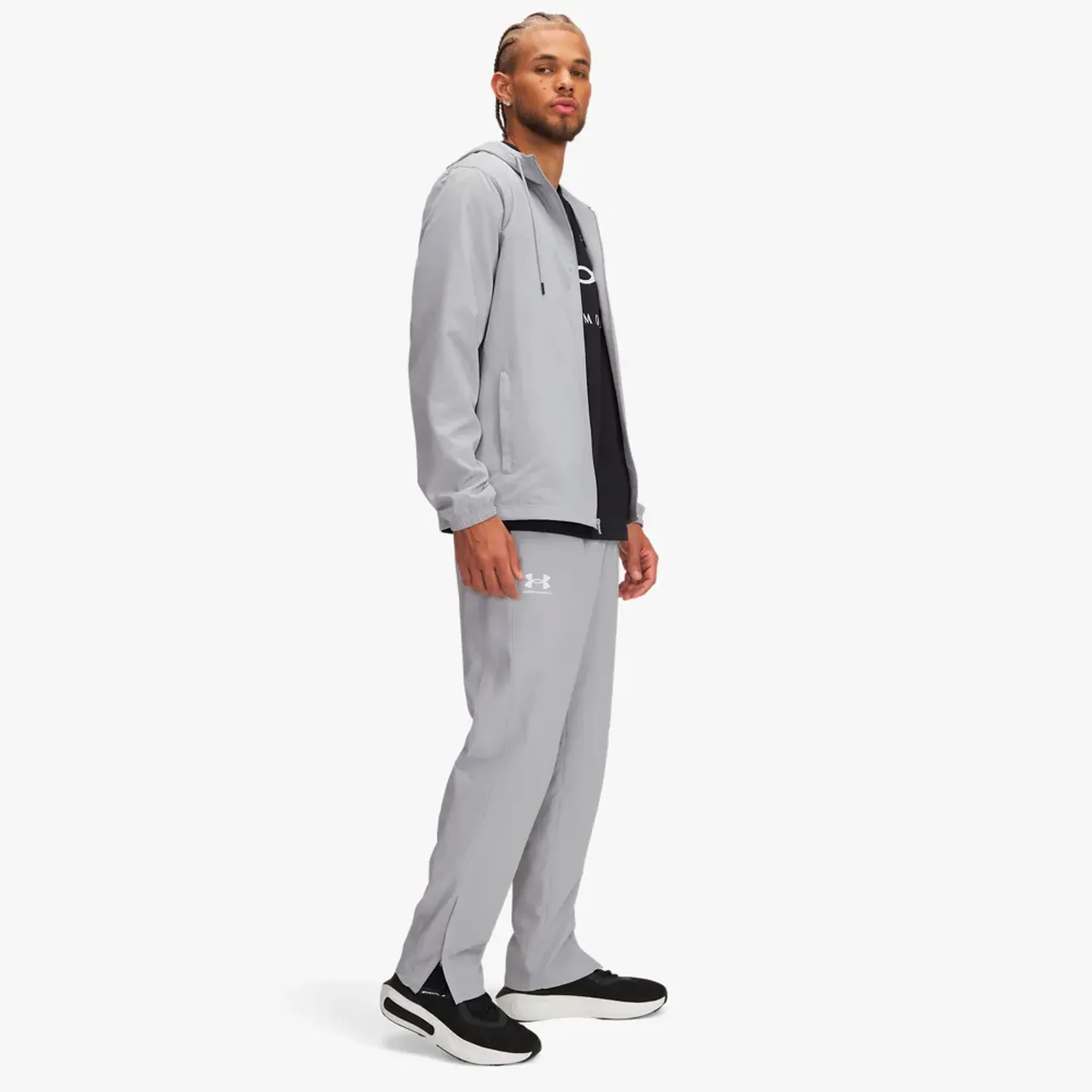Pantalon Under Armour Deportivo Hombre Rival Windbreaker color gris | Platanitos