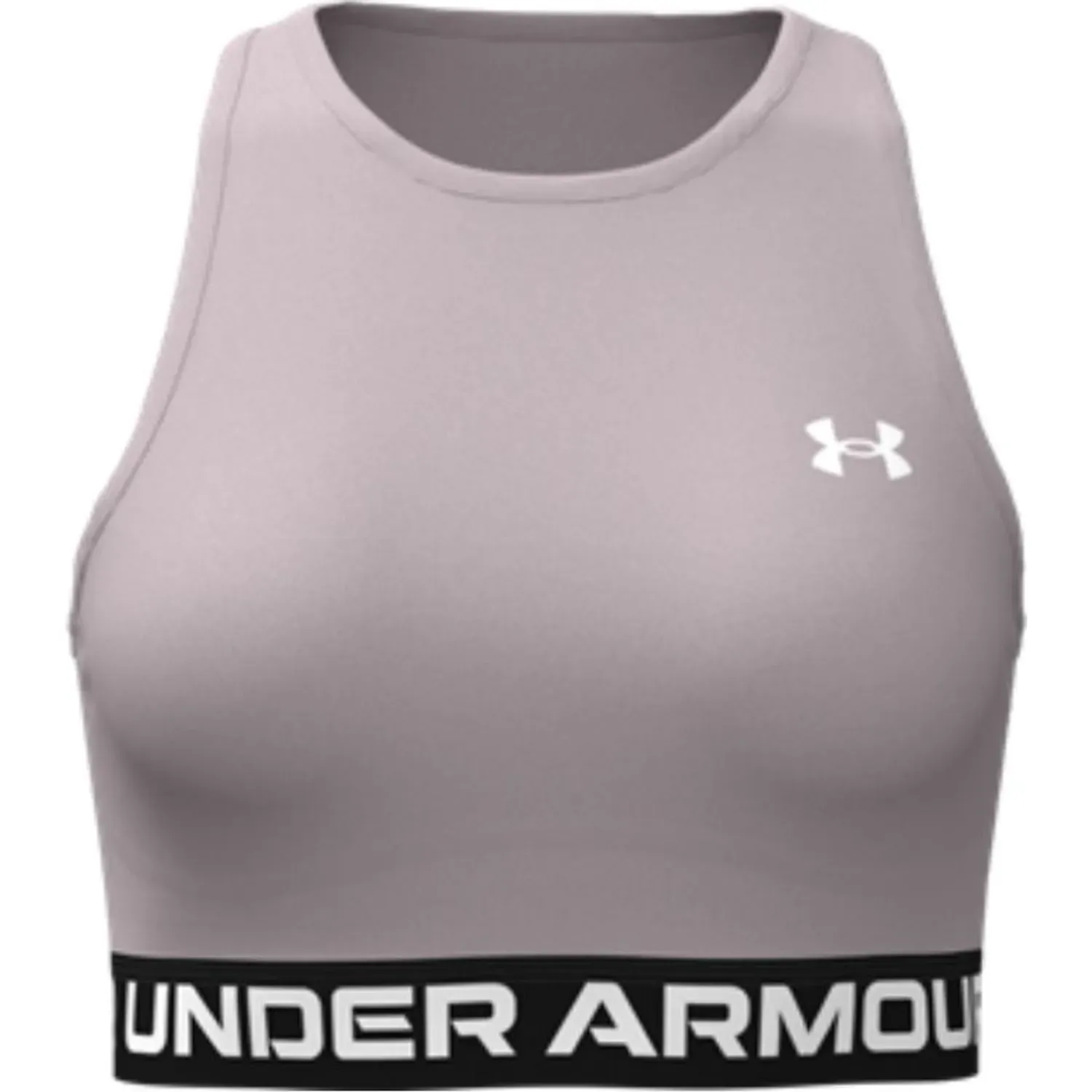 Under Armour Bividi Under Armour Training Mujer Heatgear Crop Tank color gris | Platanitos