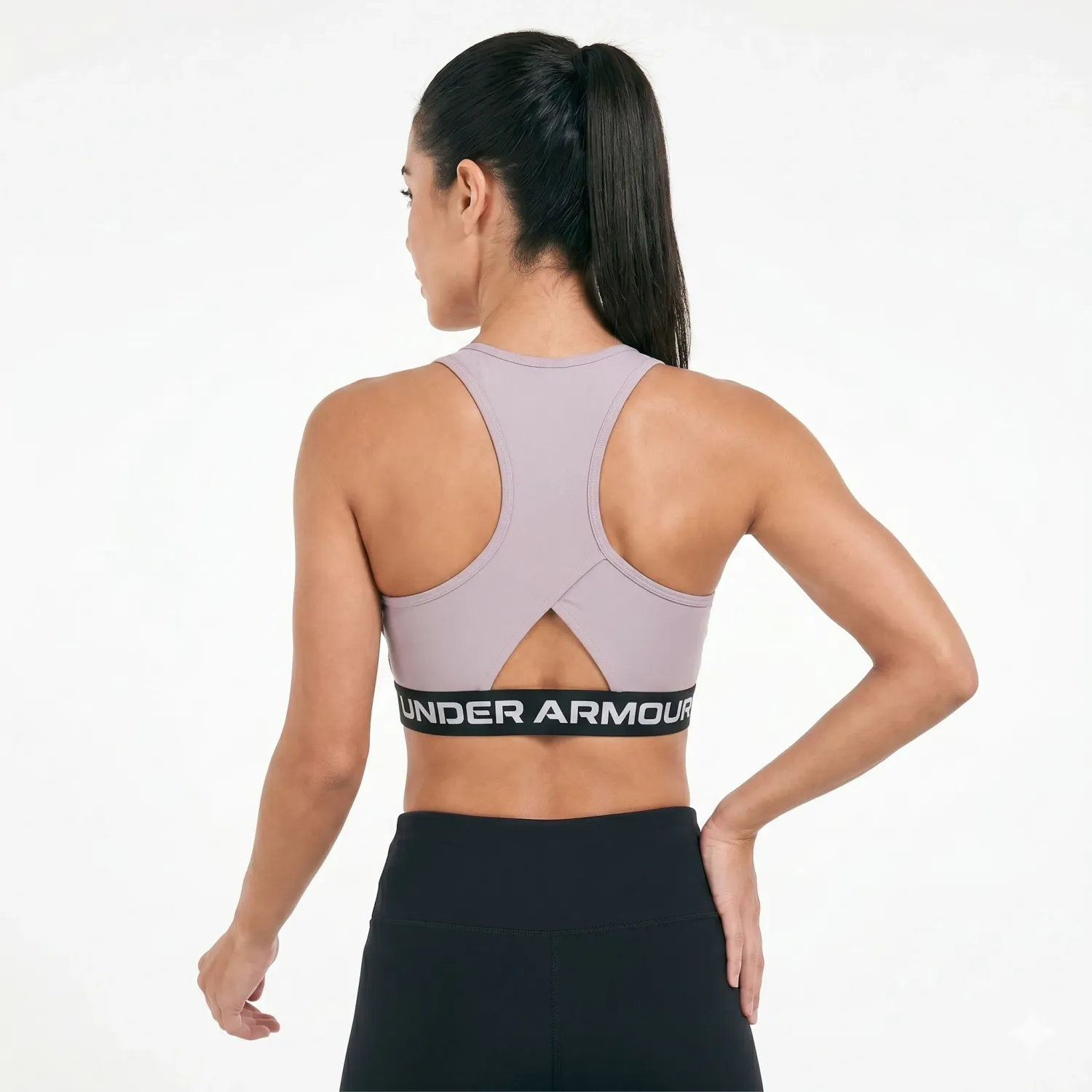 Under Armour Bividi Under Armour Training Mujer Heatgear Crop Tank color gris | Platanitos