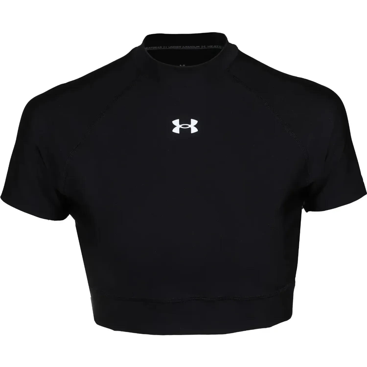 Under Armour Polo Under Armour Training Mujer Heatgear Crop Top Mock color negro | Platanitos