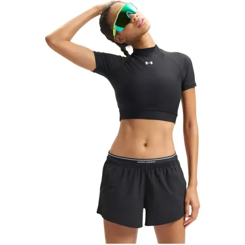 Under Armour Polo Training Mujer Heatgear Crop Top Mock