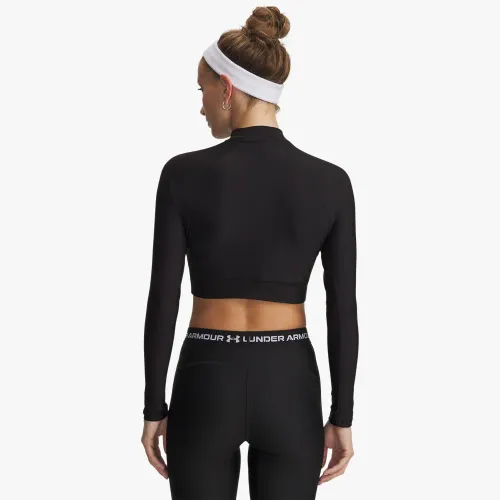 Under Armour Polo Training Mujer Heatgear Crop Mock Ls