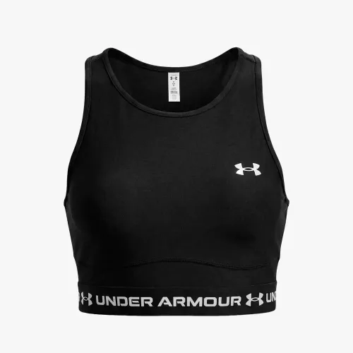 Mujer Under Armour Negro Top Training Mujer Heatgear Crop Tank
