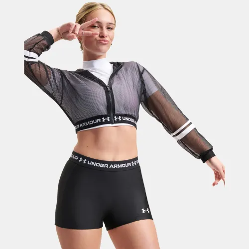 Casaca Under Armour Urbana Mujer Heatgear Mesh color negro | Platanitos