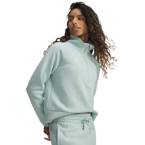 Casaca Under Armour Urbana Mujer Rival Fleece Hz color azul | Platanitos
