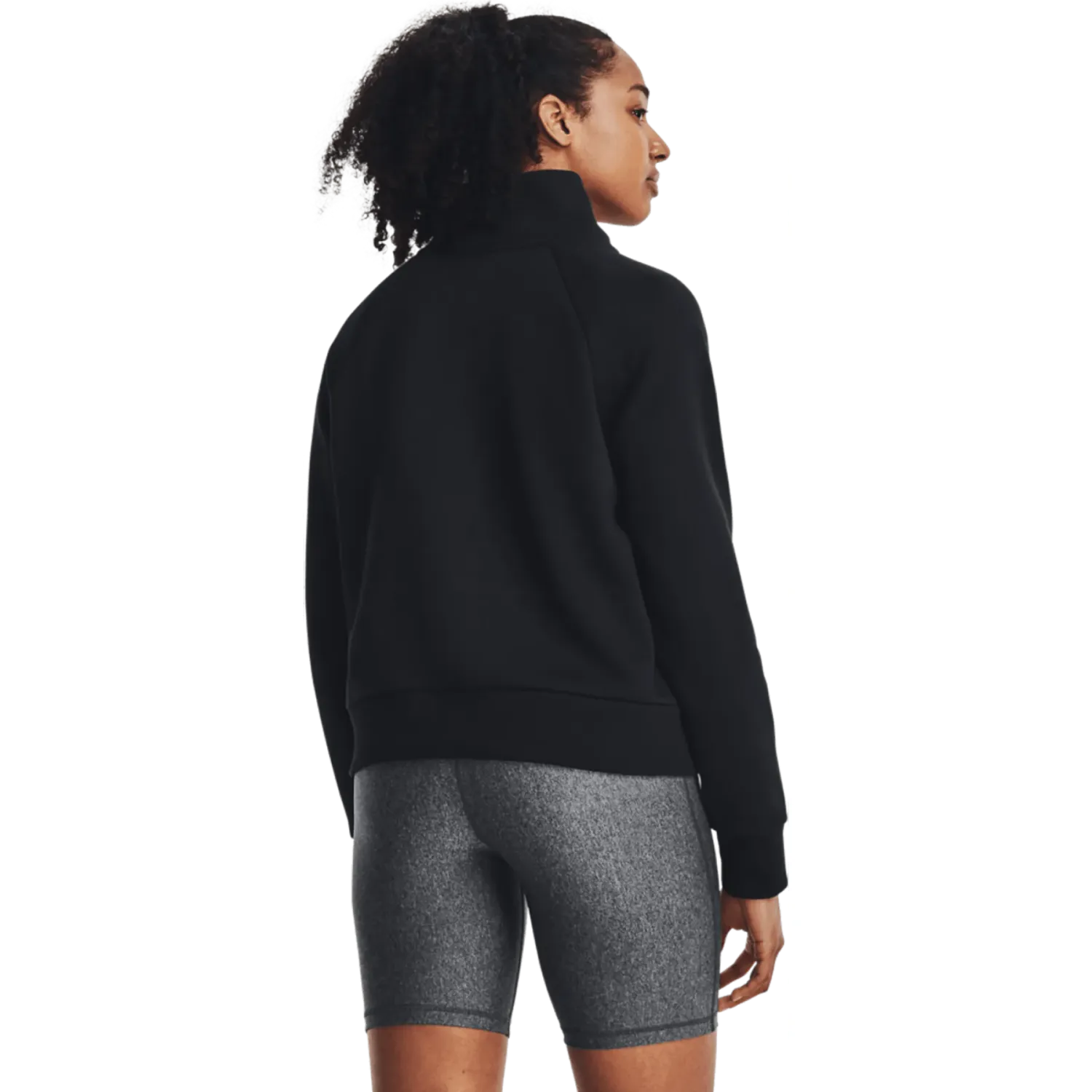 Casaca Under Armour Urbana Mujer  Rival Fleece Hz color negro | Platanitos