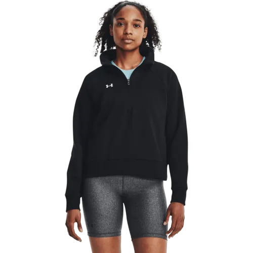 Casaca Under Armour Urbana Mujer  Rival Fleece Hz color negro | Platanitos