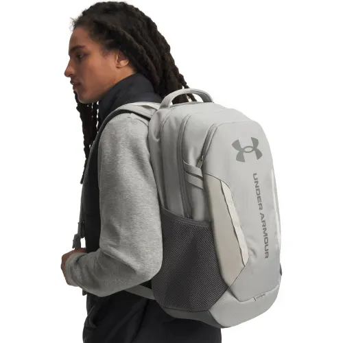 Mochila Under Armour Training Unisex Adulto Hustle 6.0 - 29 L color gris | Platanitos