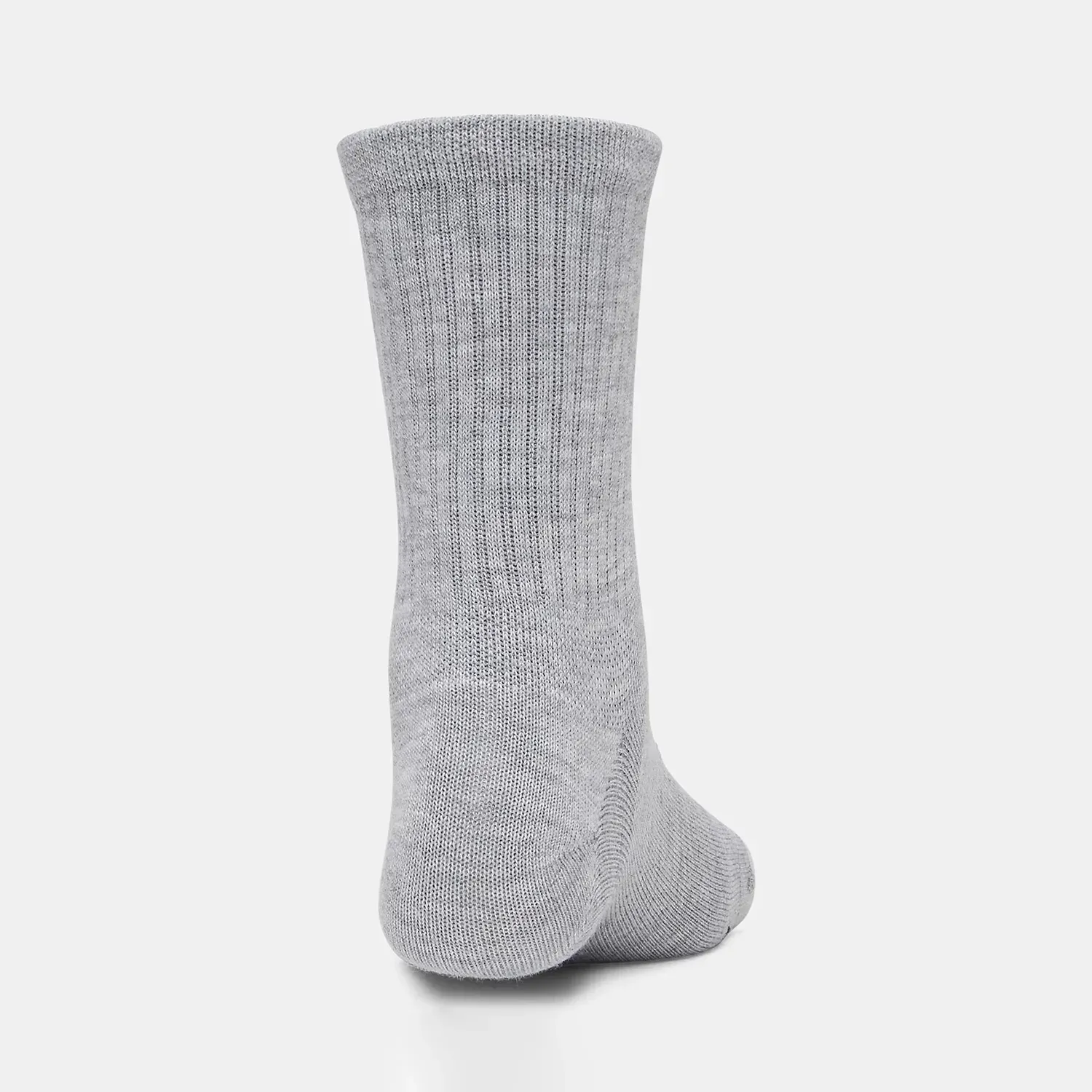 Medias Under Armour Deportivas Mujer Essential Mid Crew - 3 Pares color gris | Platanitos