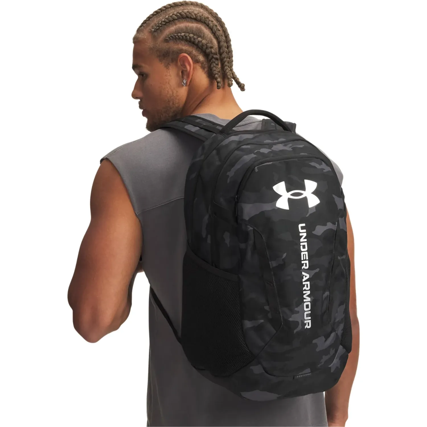 Mochila Under Armour Training Unisex Adulto Hustle 6.0 - 29 L color negro | Platanitos