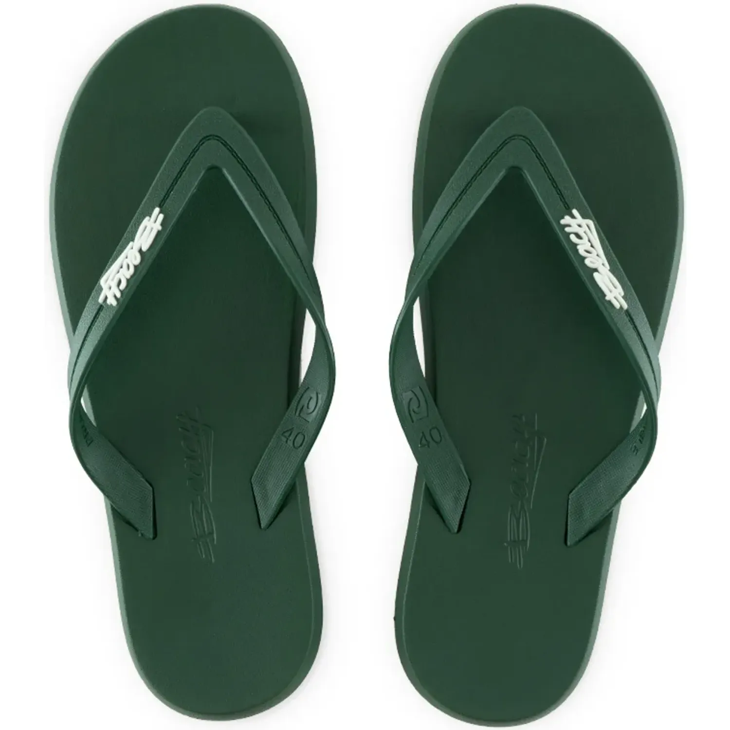 Sandalias Beach De Playa Eva Clasico color verde militar | Platanitos