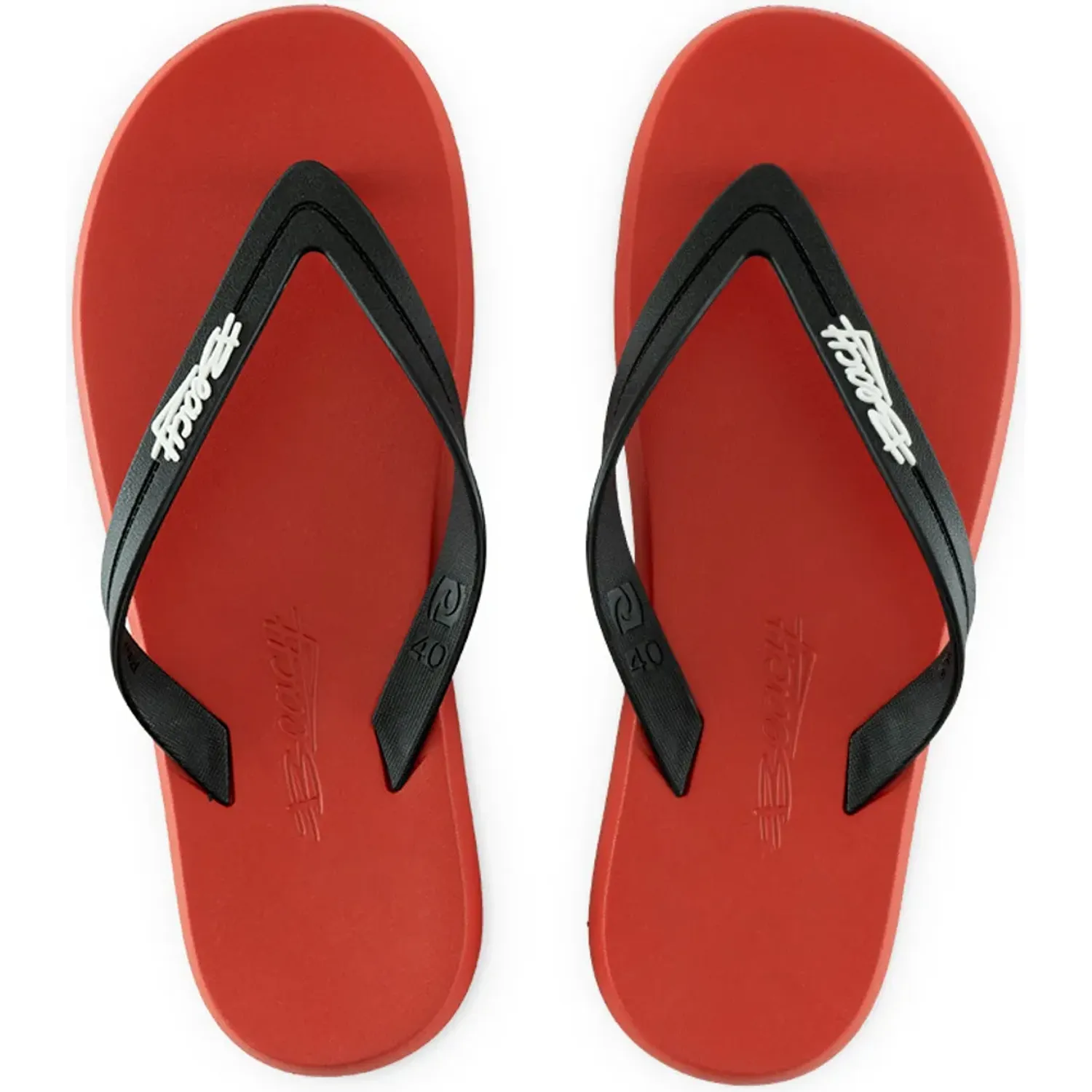 Sandalias Beach De Playa Eva Clasico color rojo | Platanitos