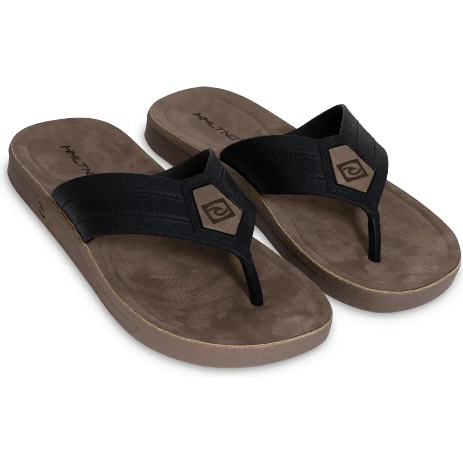 Sandalias Beach Playeras Hombre Liam color negro | Platanitos