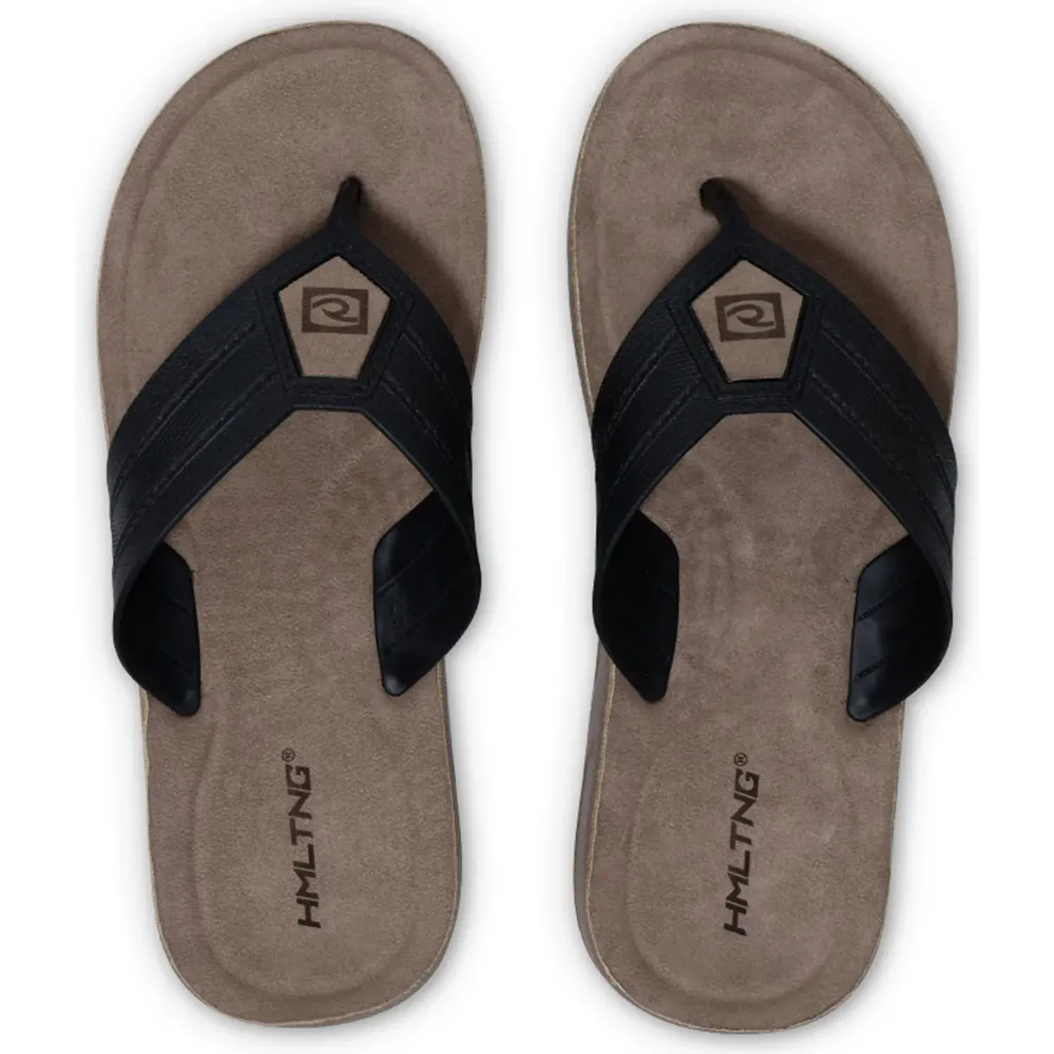 Sandalias Beach Playeras Hombre Liam color negro | Platanitos