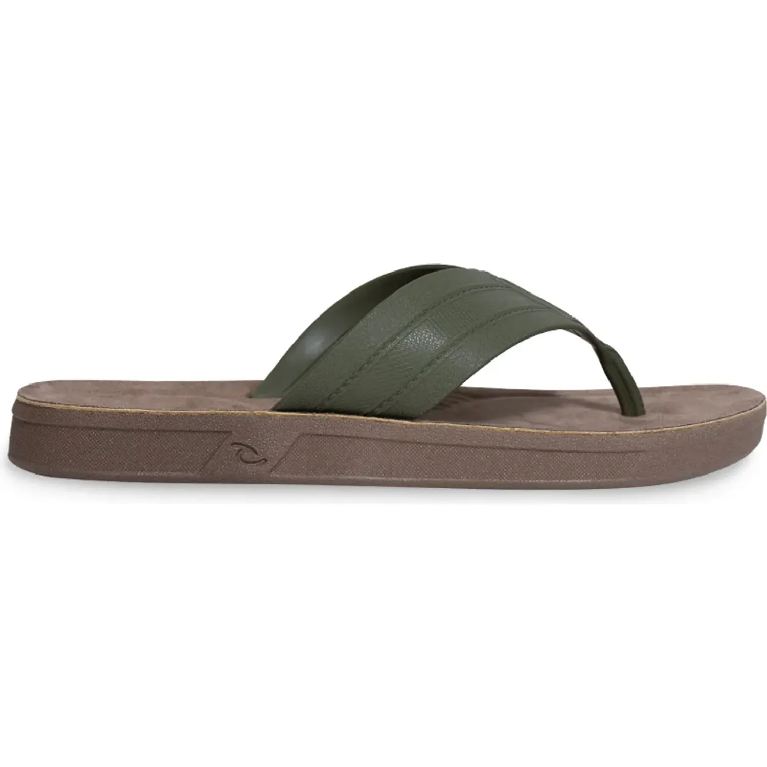Sandalias Beach Playeras Hombre Liam color verde militar | Platanitos