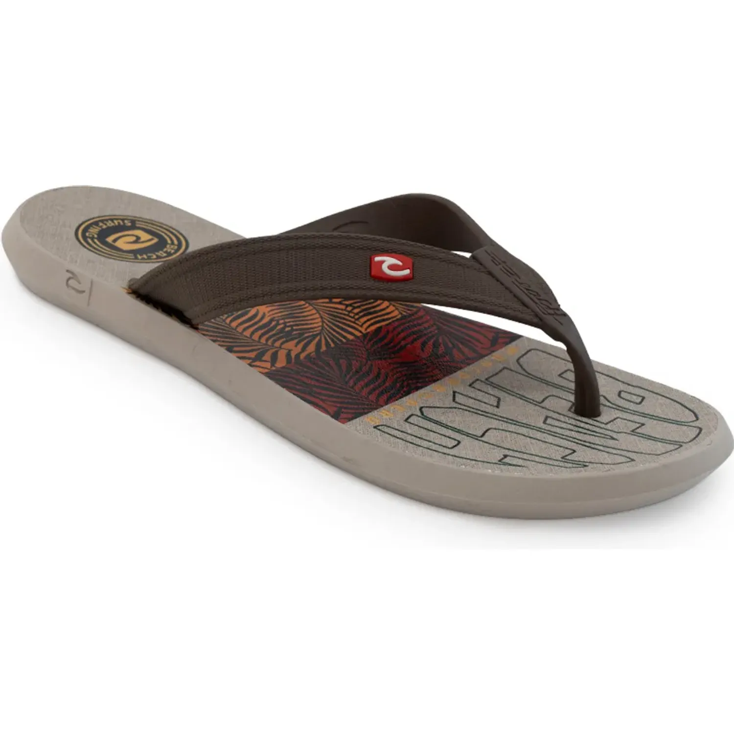 Sandalias Beach Playeras Hombre Makani color nude | Platanitos