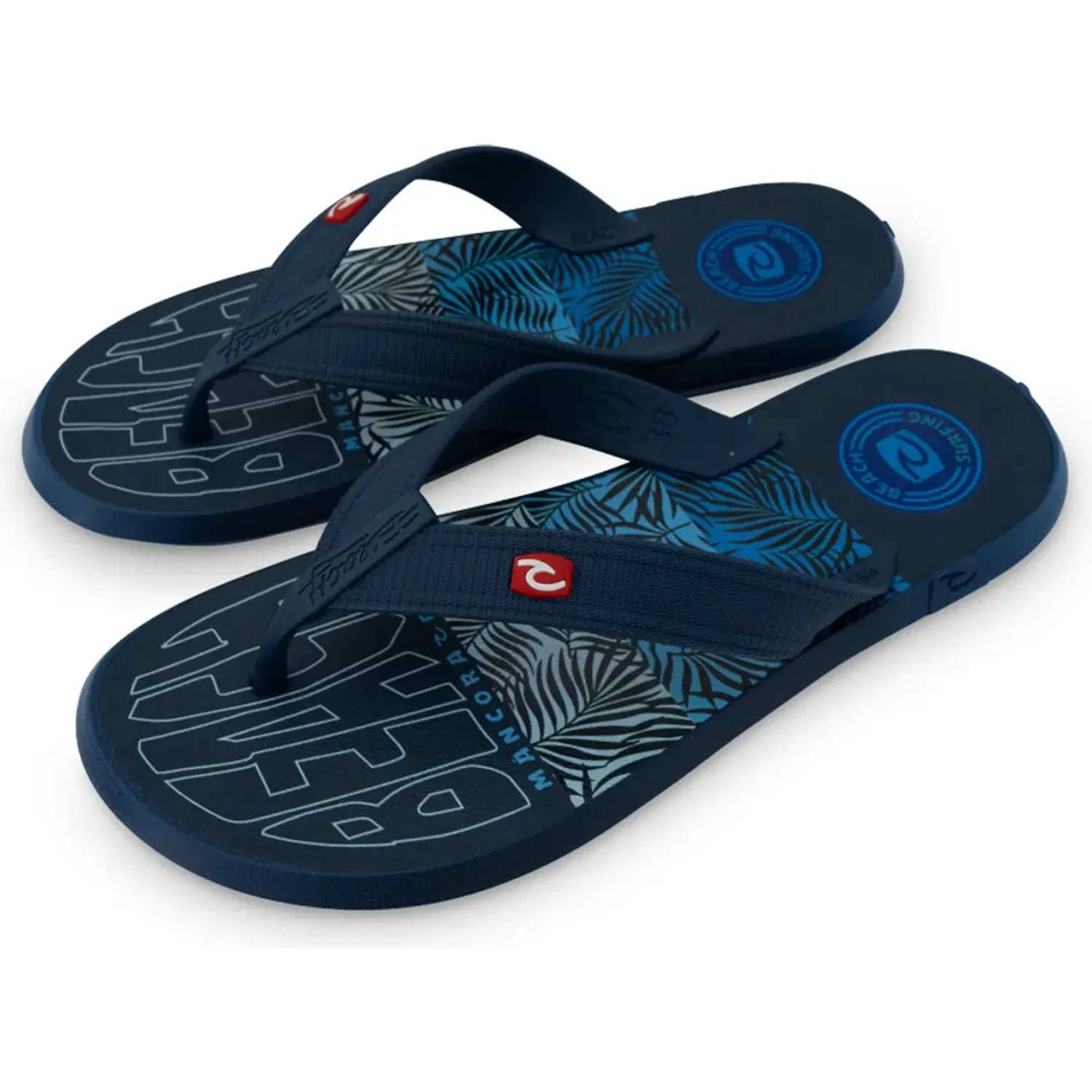 Sandalias Beach Playeras Hombre Makani color azul marino | Platanitos