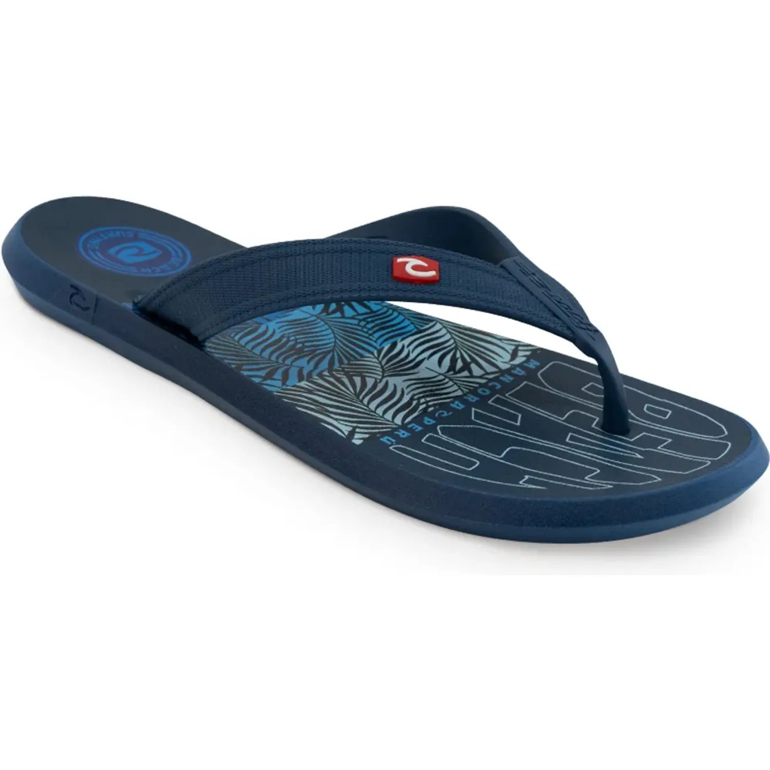 Sandalias Beach Playeras Hombre Makani color azul marino | Platanitos