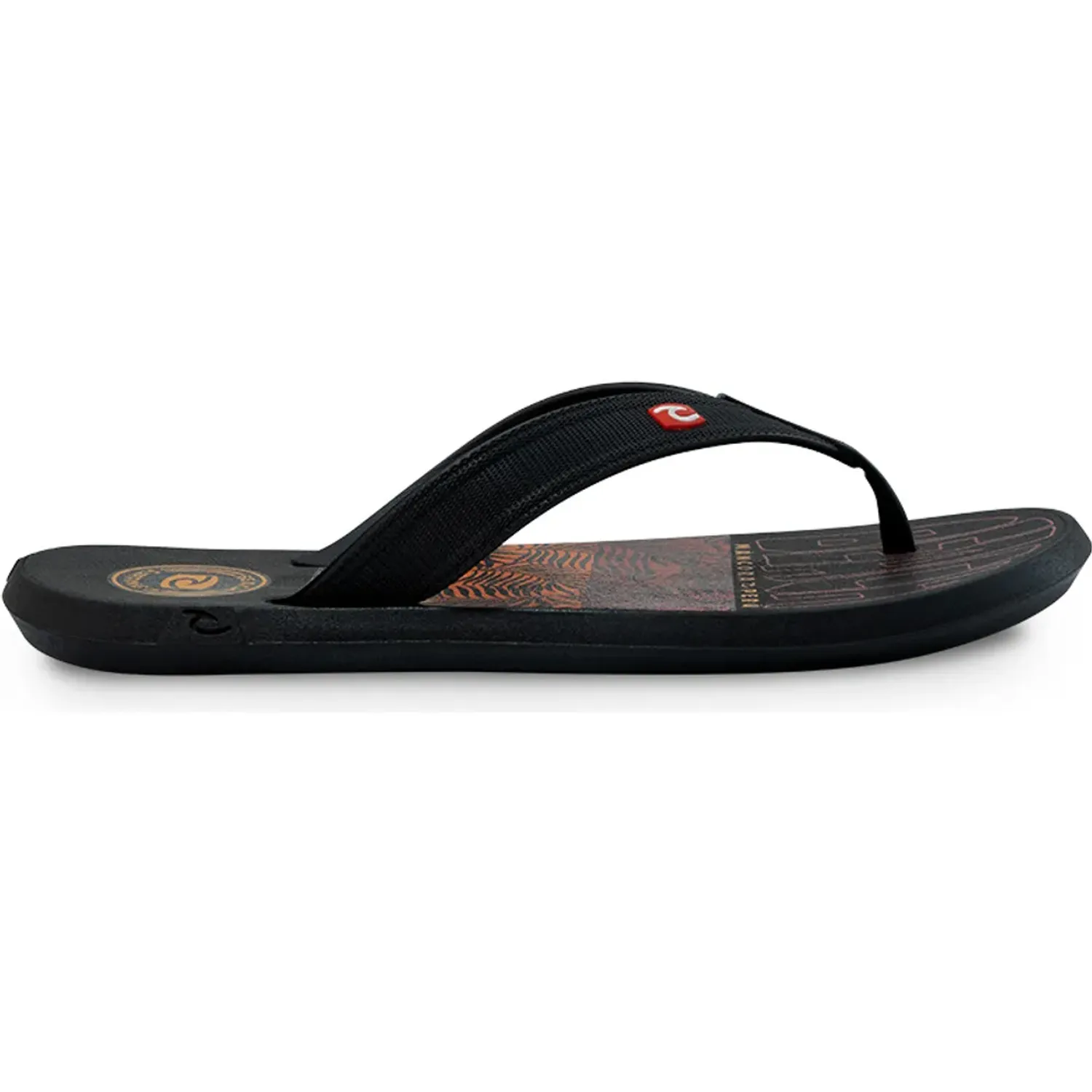 Sandalias Beach Playeras Hombre Makani color negro | Platanitos