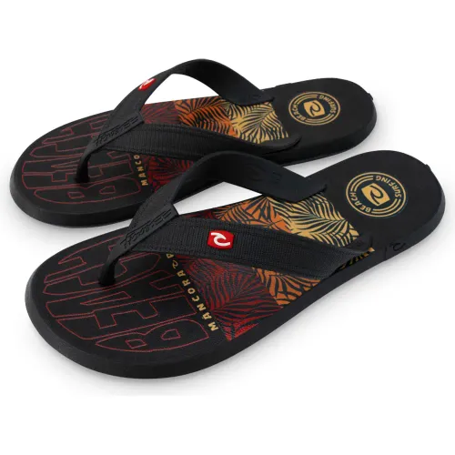 Sandalias Beach Playeras Hombre Makani color negro | Platanitos