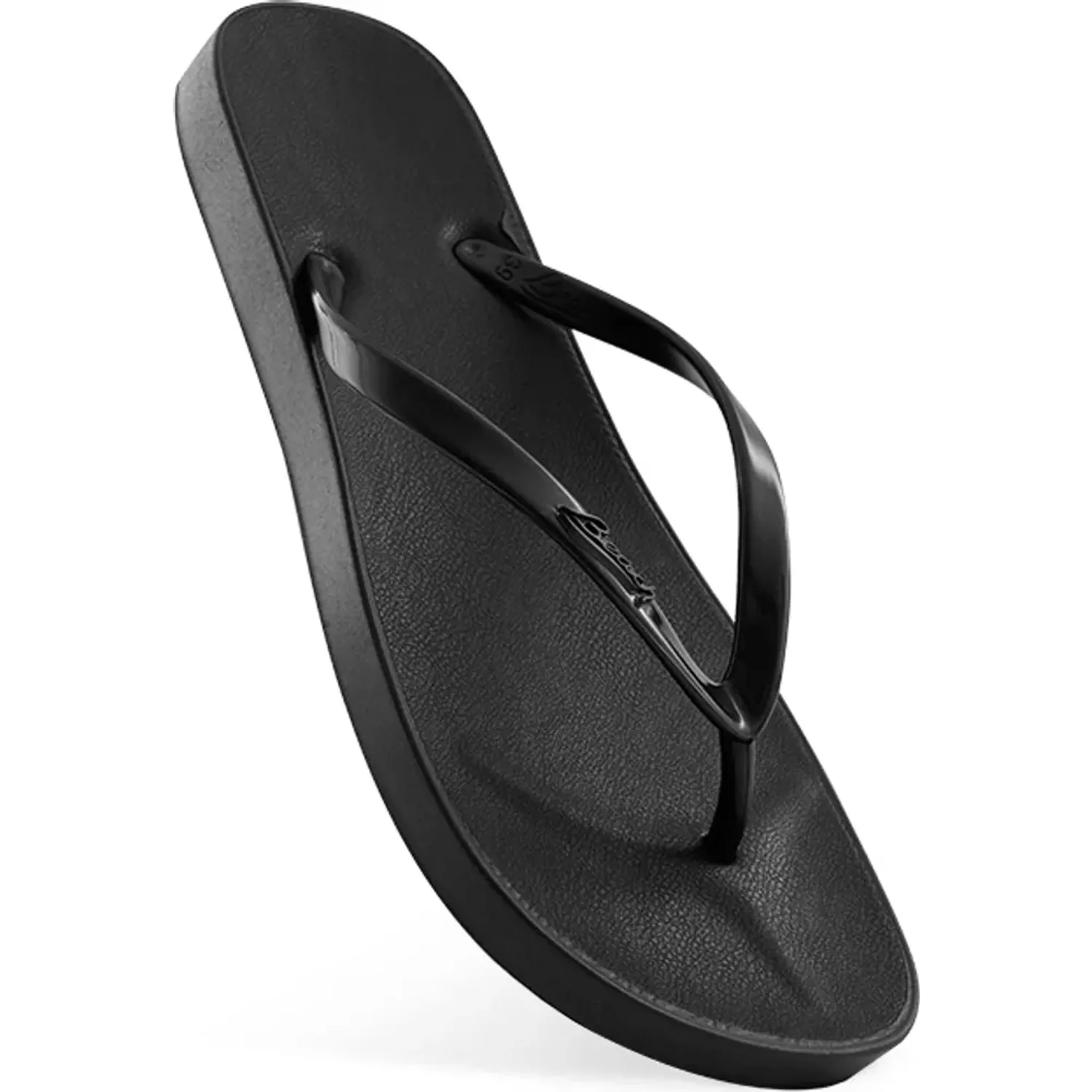 Sandalias Beach Playeras Mujer Anatomica color negro | Platanitos