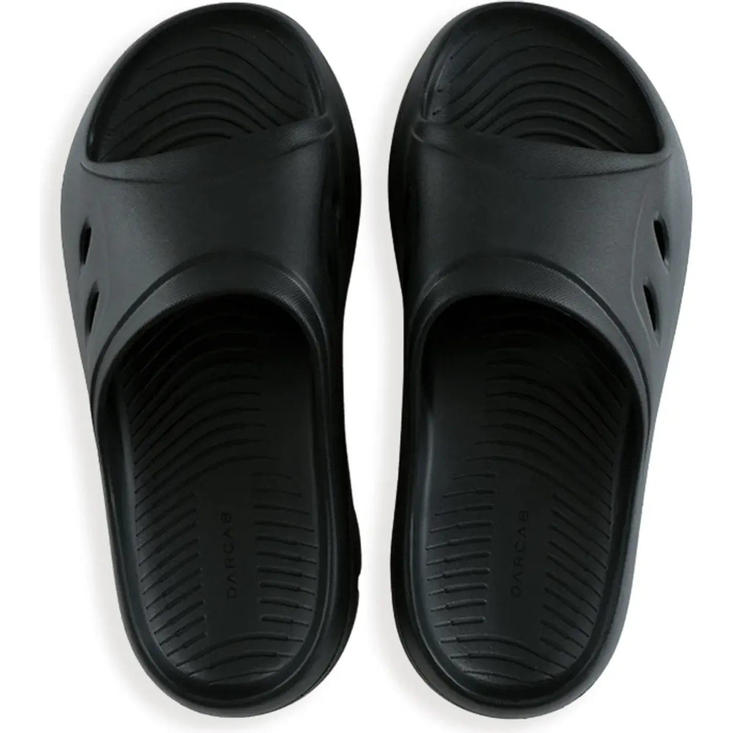 Sandalias Beach Unisex De Goma Eva Tractor color negro | Platanitos