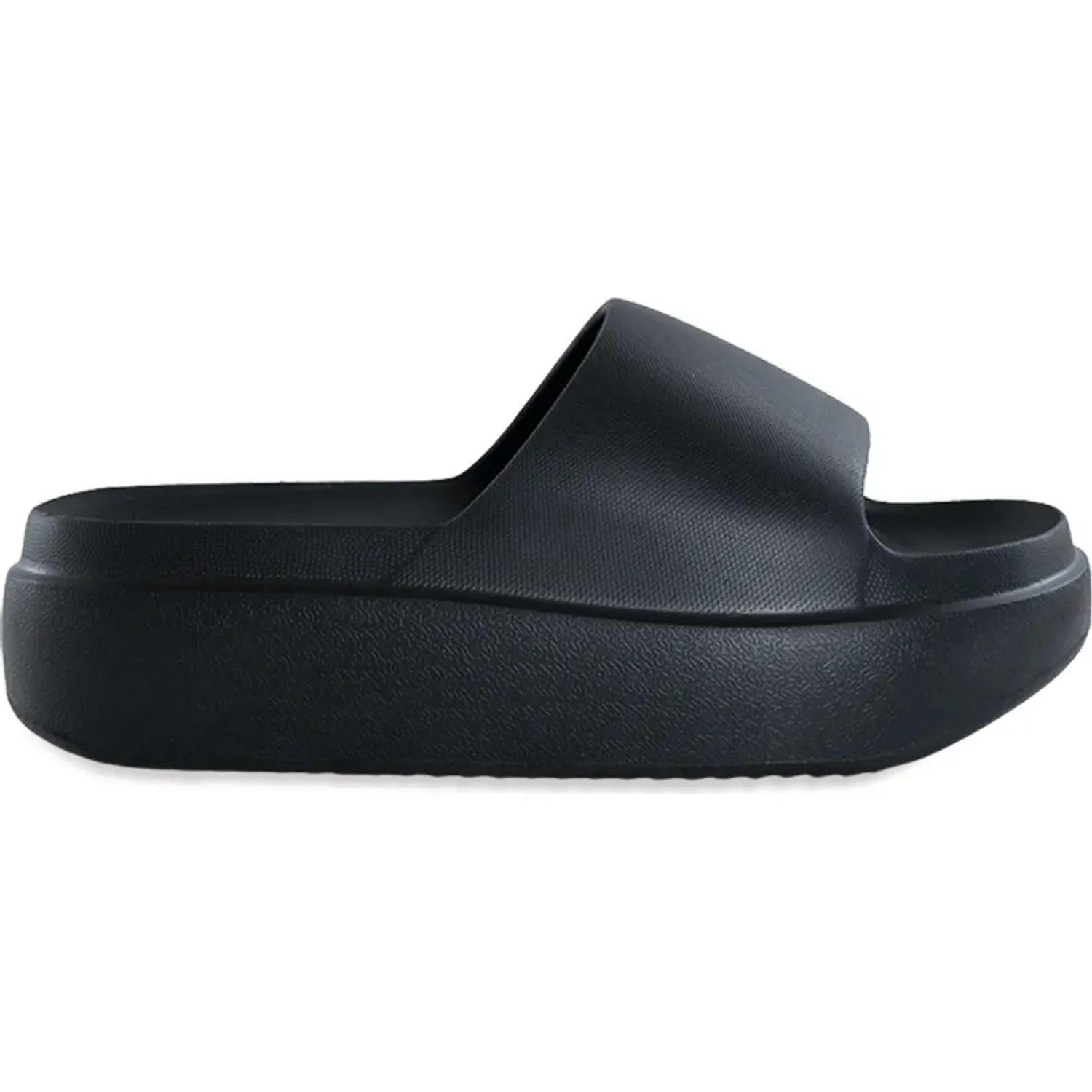 Sandalias Beach Mujer De Goma Eva Minerva color negro | Platanitos