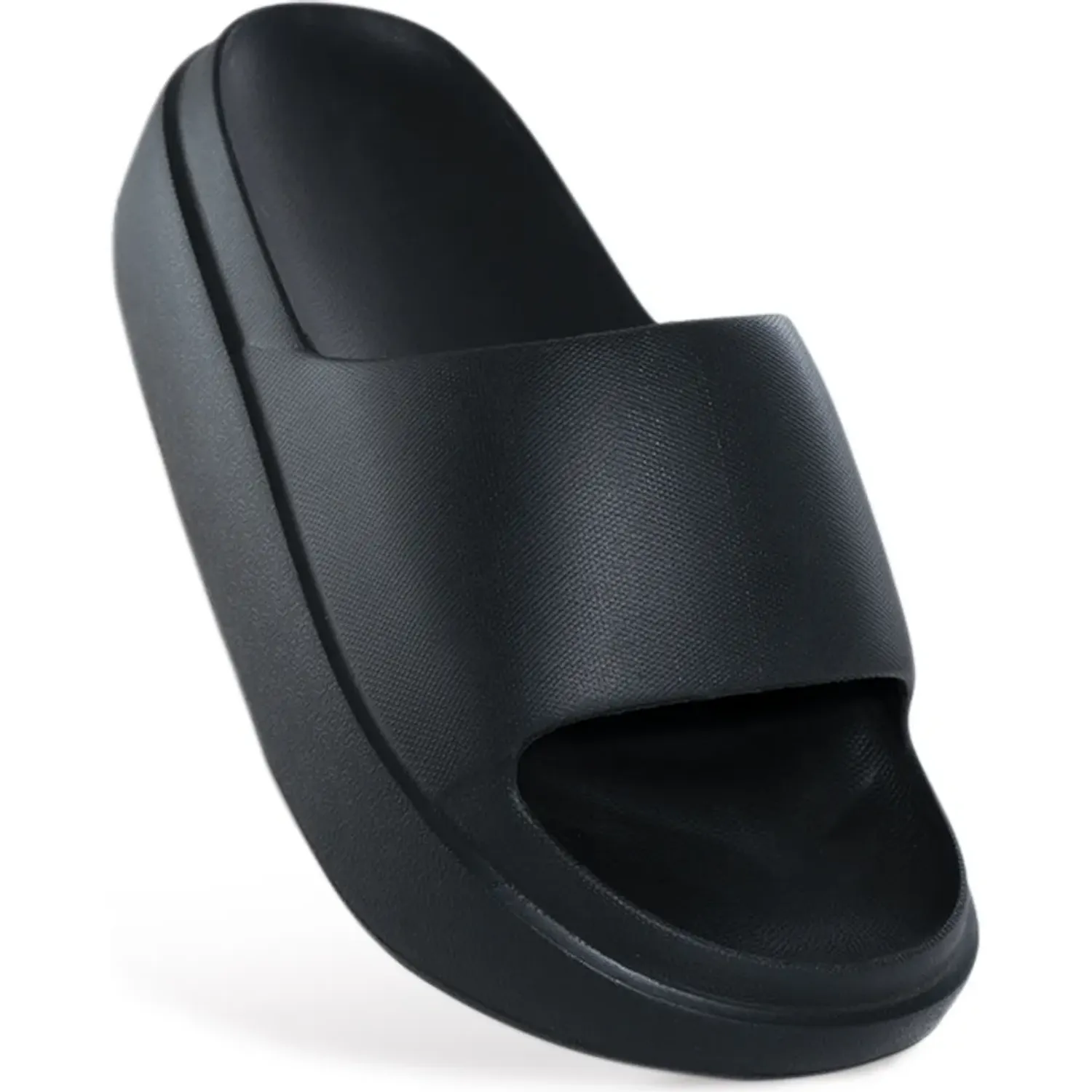 Sandalias Beach Mujer De Goma Eva Minerva color negro | Platanitos