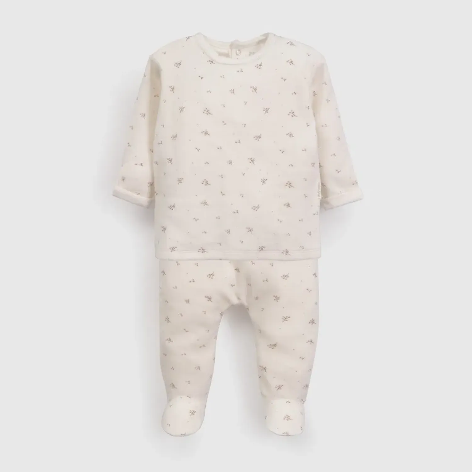 Conjunto Colloky Clemente Bebita Nbg Oepl0278v26 color blanco | Platanitos