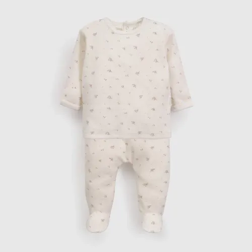 Conjunto Colloky Clemente Bebita Nbg Oepl0278v26 color blanco | Platanitos
