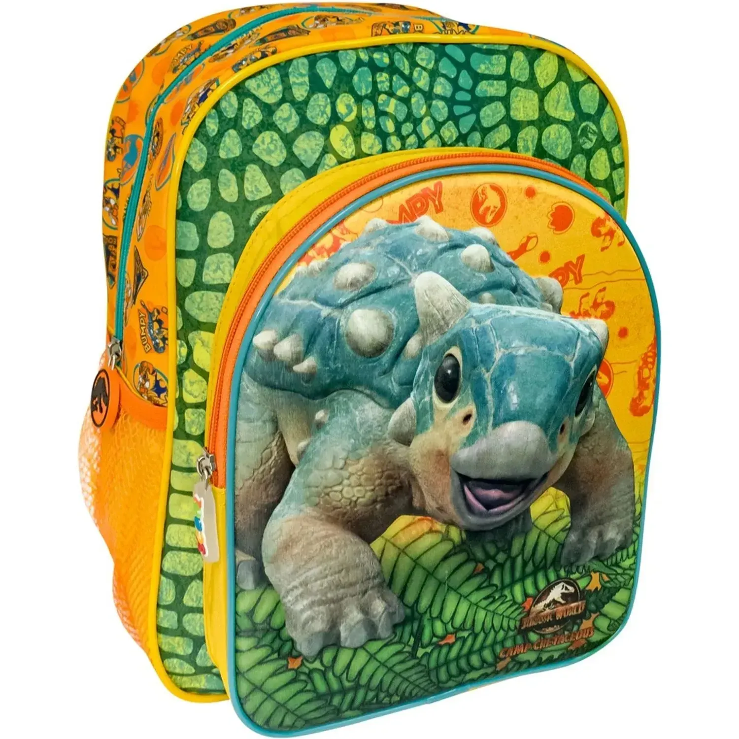 Mochilas Scool Escolar Niño Magic Jurassic Eva 3d color anaranjado | Platanitos