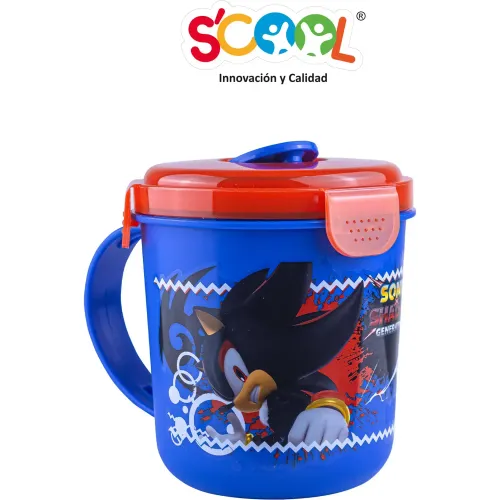 Scool Vaso Snack Pp Con Cuchara 500ml Sonic