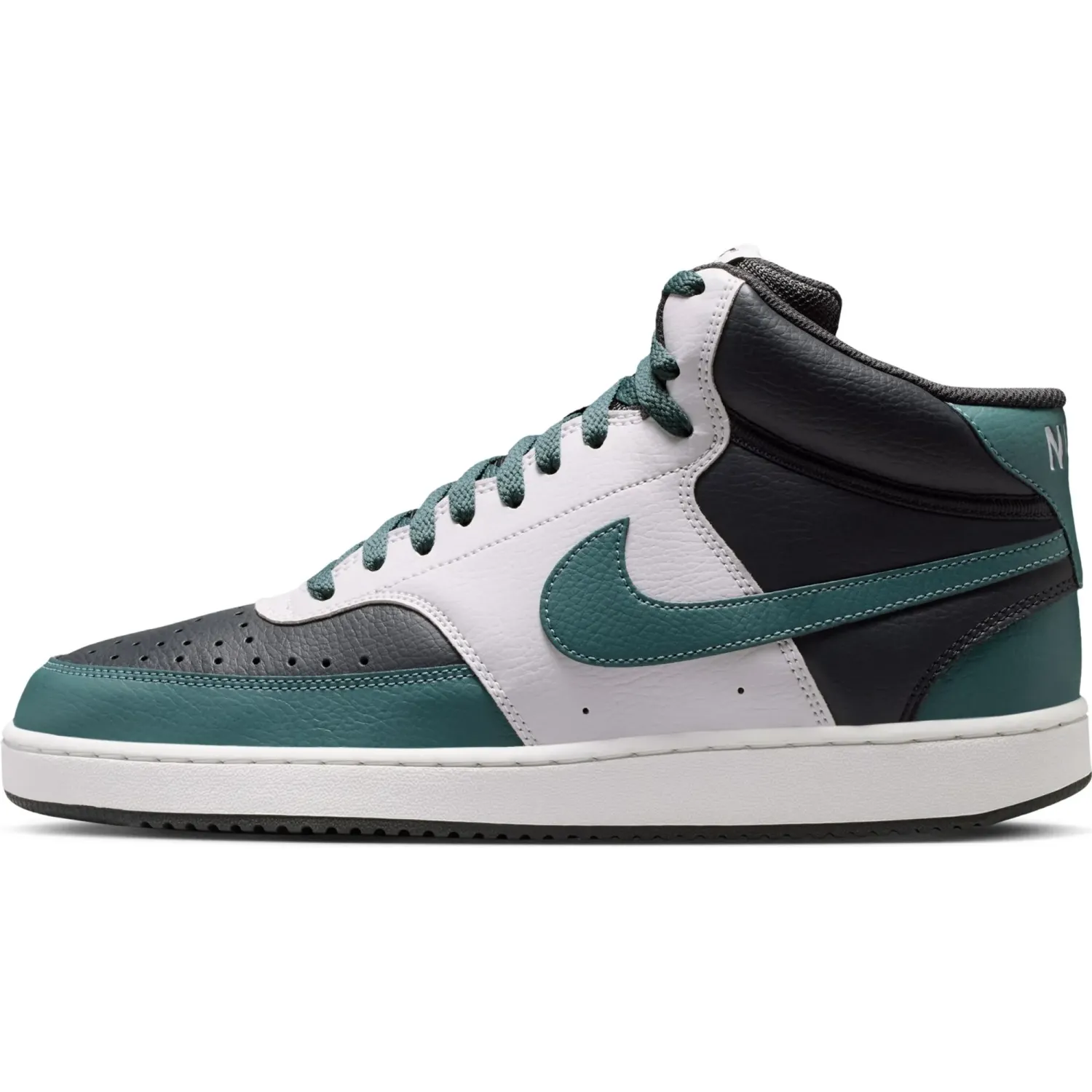 Zapatillas Nike Urbanas Hombre Court Vision Mid color blanco / gris | Platanitos