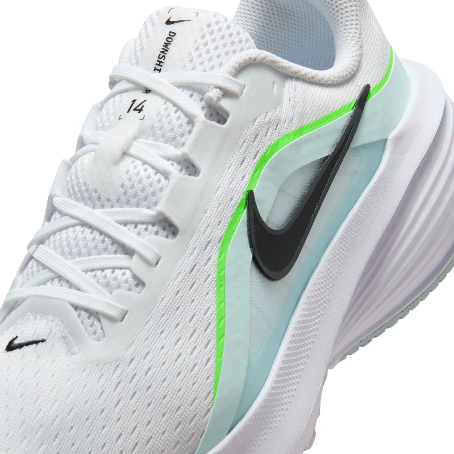 Zapatillas Nike Running Hombre Downshifter 14 color blanco / azul | Platanitos