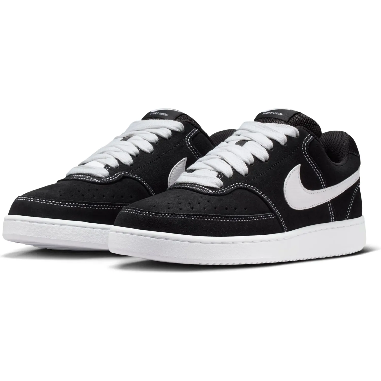 Zapatillas Nike Urbanas Mujer W Court Vision Lo Fl color negro | Platanitos