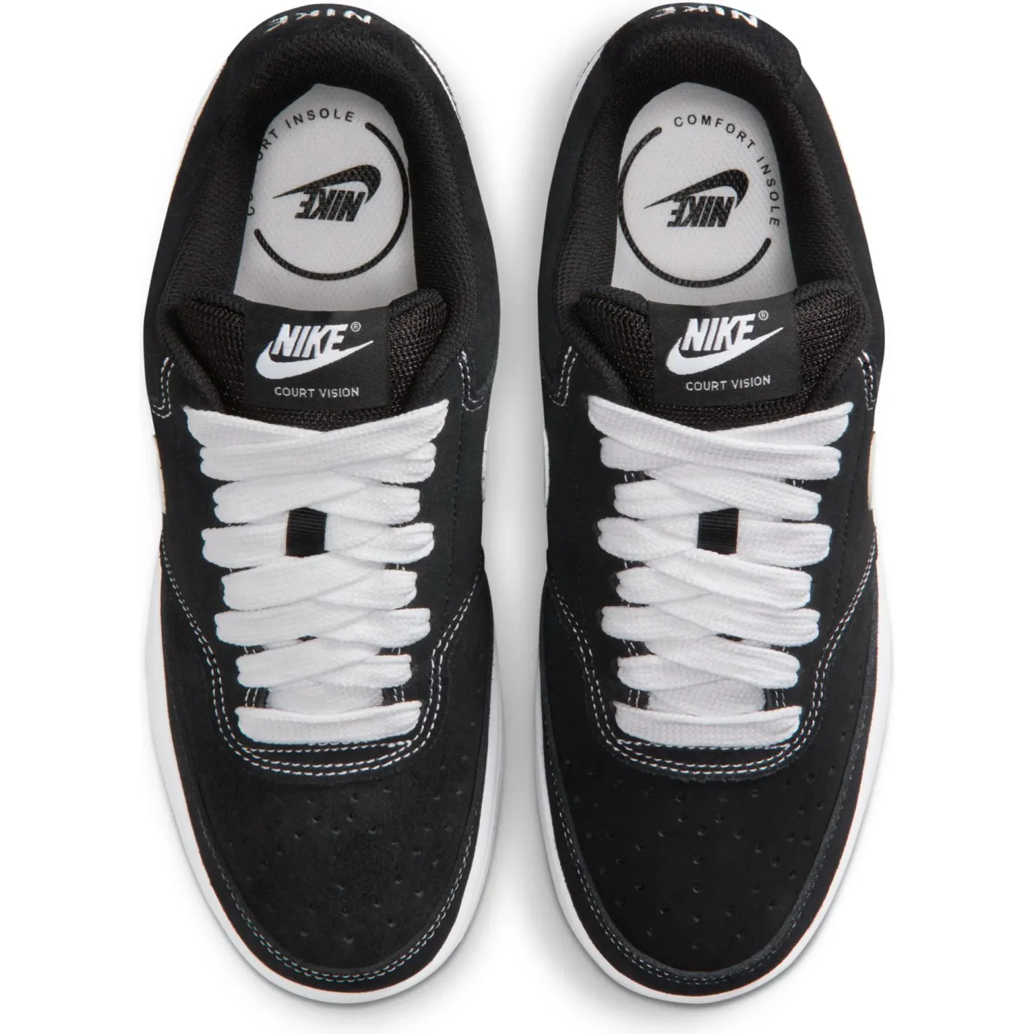 Zapatillas Nike Urbanas Mujer W Court Vision Lo Fl color negro | Platanitos