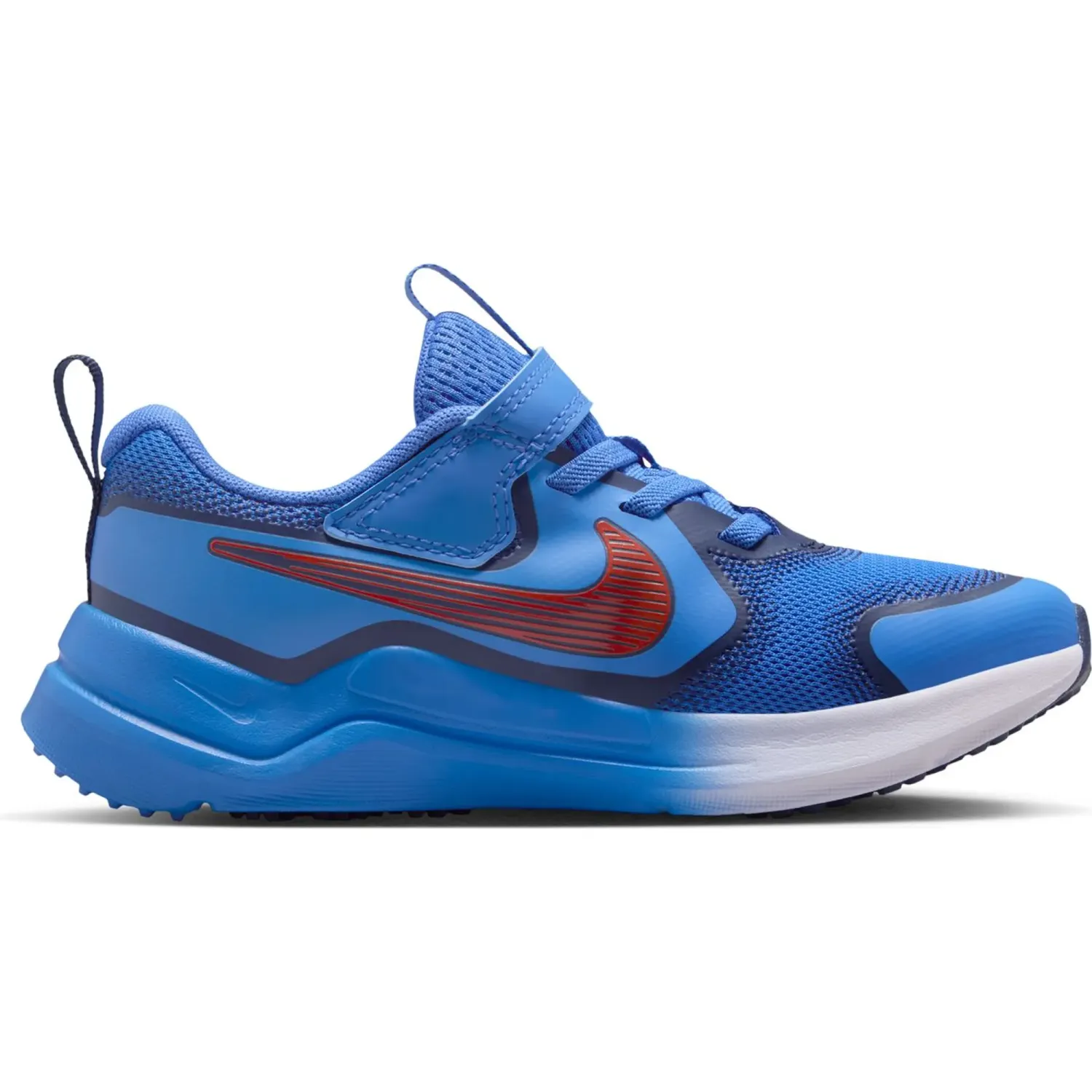 Zapatillas Nike Urbanas Niños Cosmic Runner Swoosh Ps color azul | Platanitos