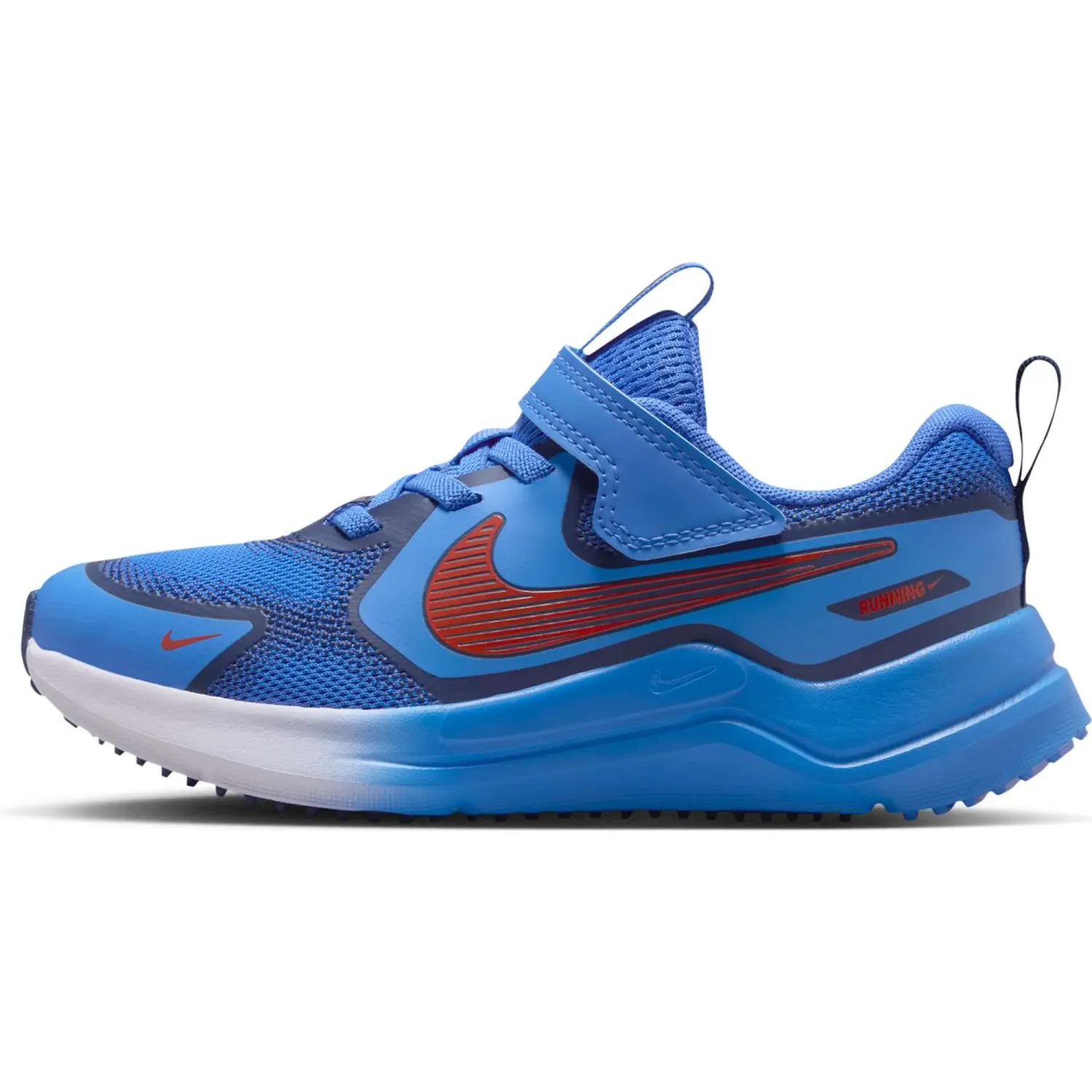 Zapatillas Nike Urbanas Niños Cosmic Runner Swoosh Ps color azul | Platanitos