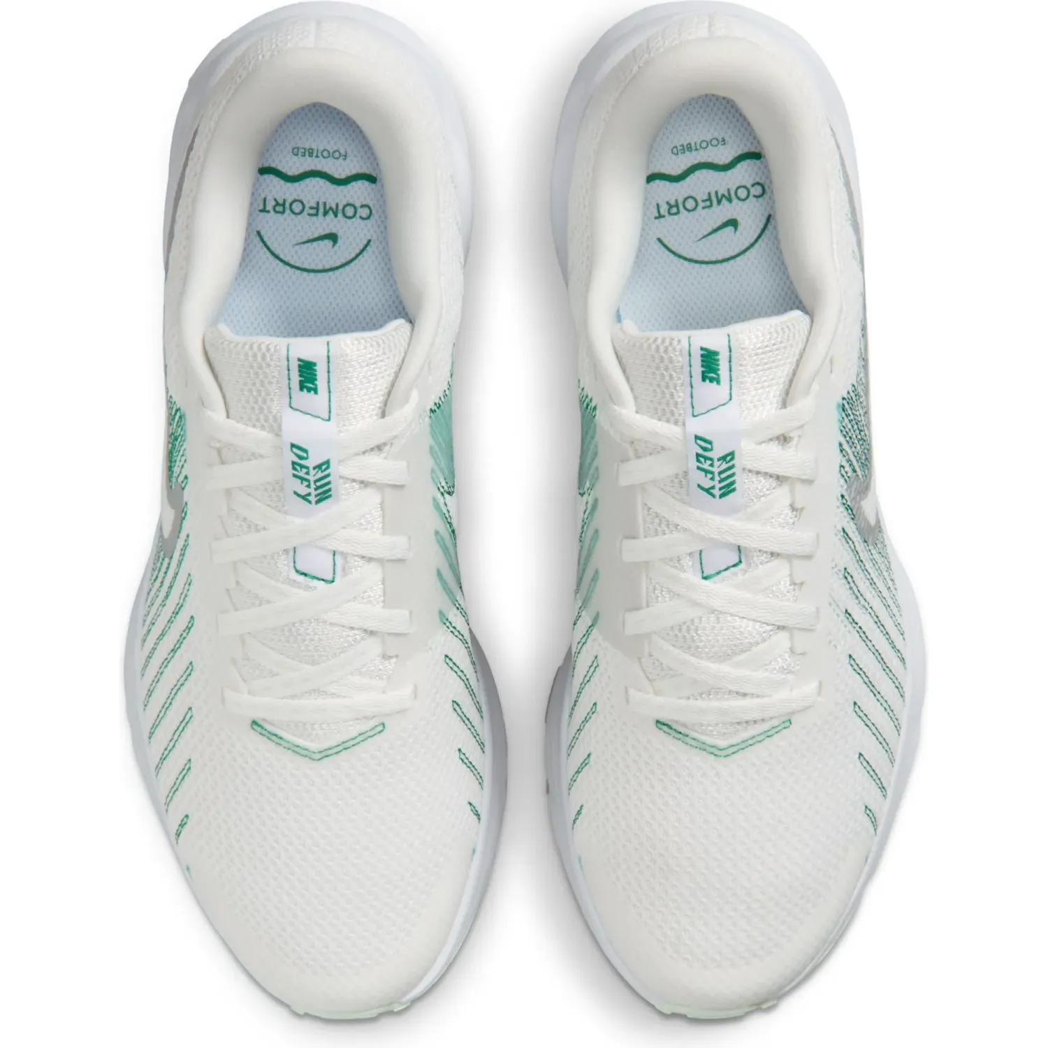 Zapatillas Nike Running Mujer Run Defy color blanco | Platanitos