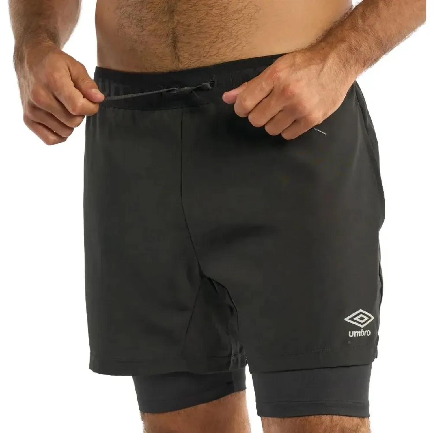 Umbro Short Umbro Deportivo Hombre Hybrid Short color negro | Platanitos