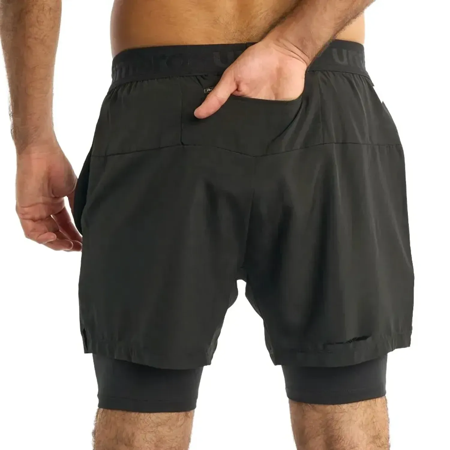 Umbro Short Umbro Deportivo Hombre Hybrid Short color negro | Platanitos