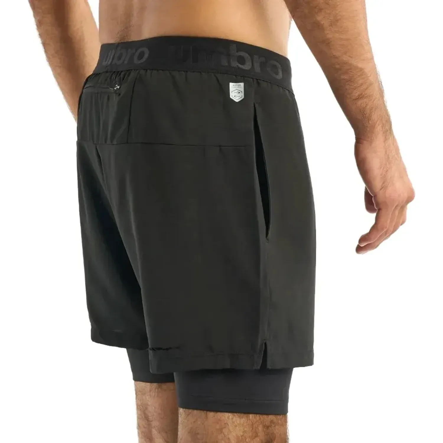 Umbro Short Umbro Deportivo Hombre Hybrid Short color negro | Platanitos