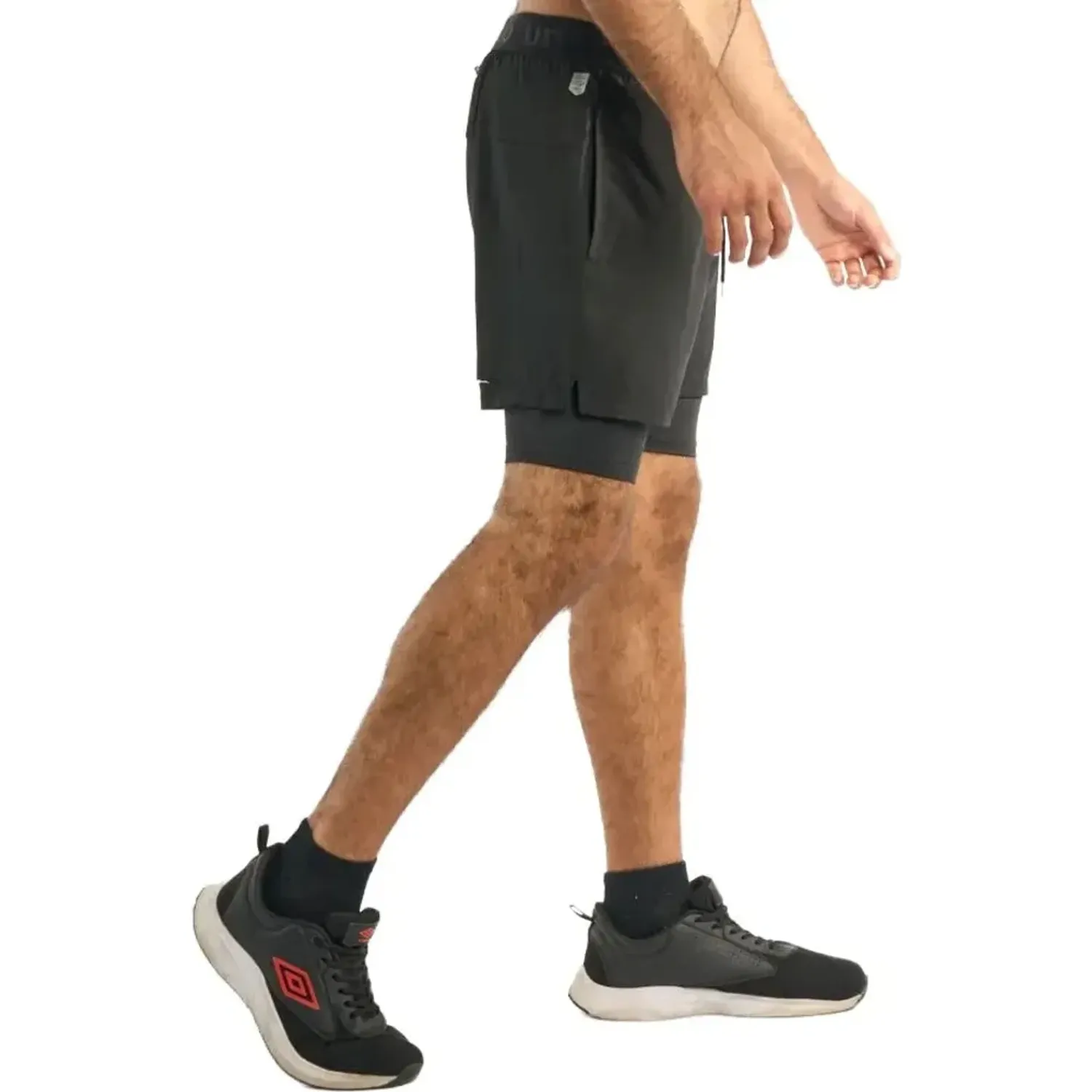 Umbro Short Umbro Deportivo Hombre Hybrid Short color negro | Platanitos