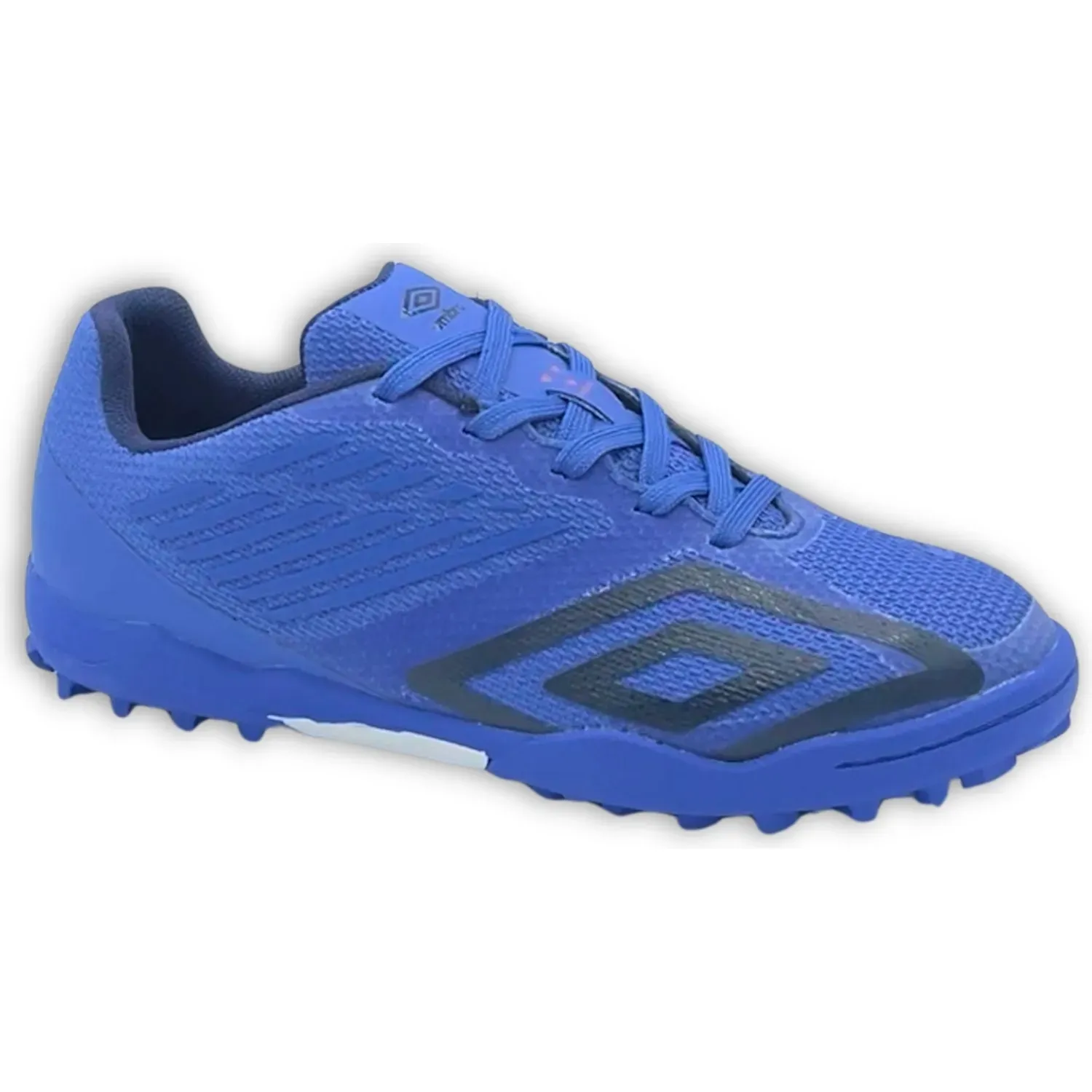 Zapatillas Umbro De Futbol Hombre Velocita Decima Team Tf color azulino / rojo | Platanitos