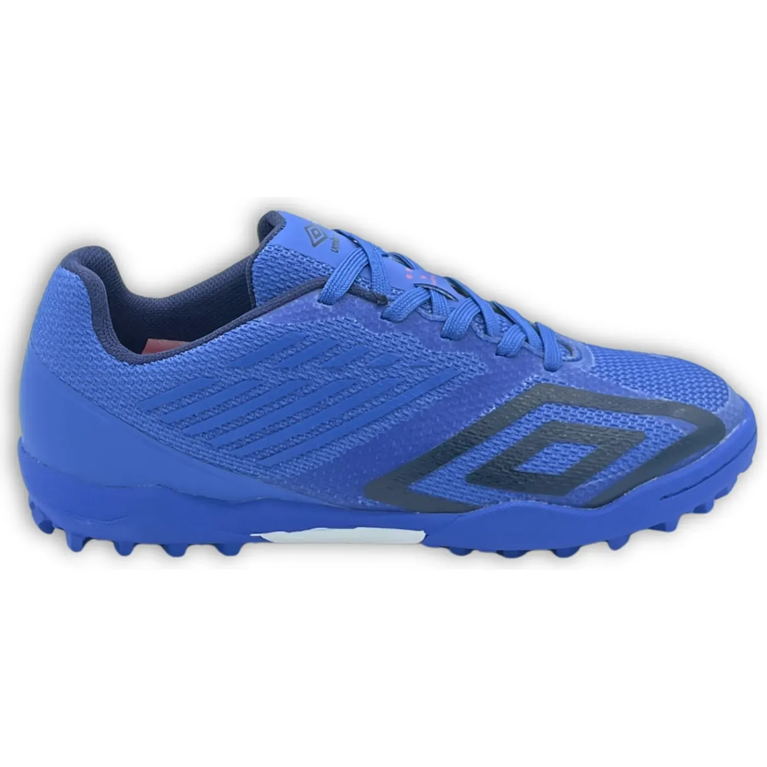 Zapatillas Umbro De Futbol Hombre Velocita Decima Team Tf color azulino / rojo | Platanitos