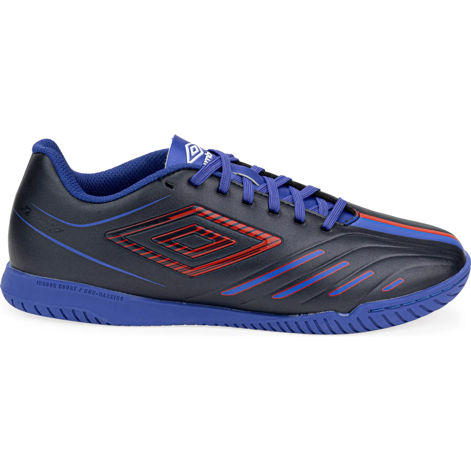Zapatillas Umbro De Futbol Hombre Tocco Vi Squad Ic color negro / azulino | Platanitos