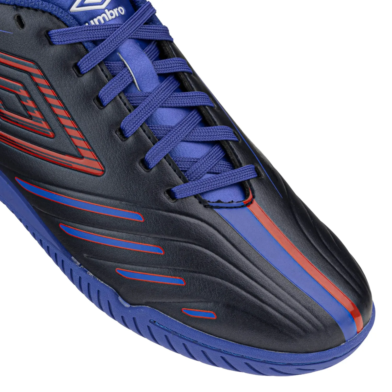 Zapatillas Umbro De Futbol Hombre Tocco Vi Squad Ic color negro / azulino | Platanitos