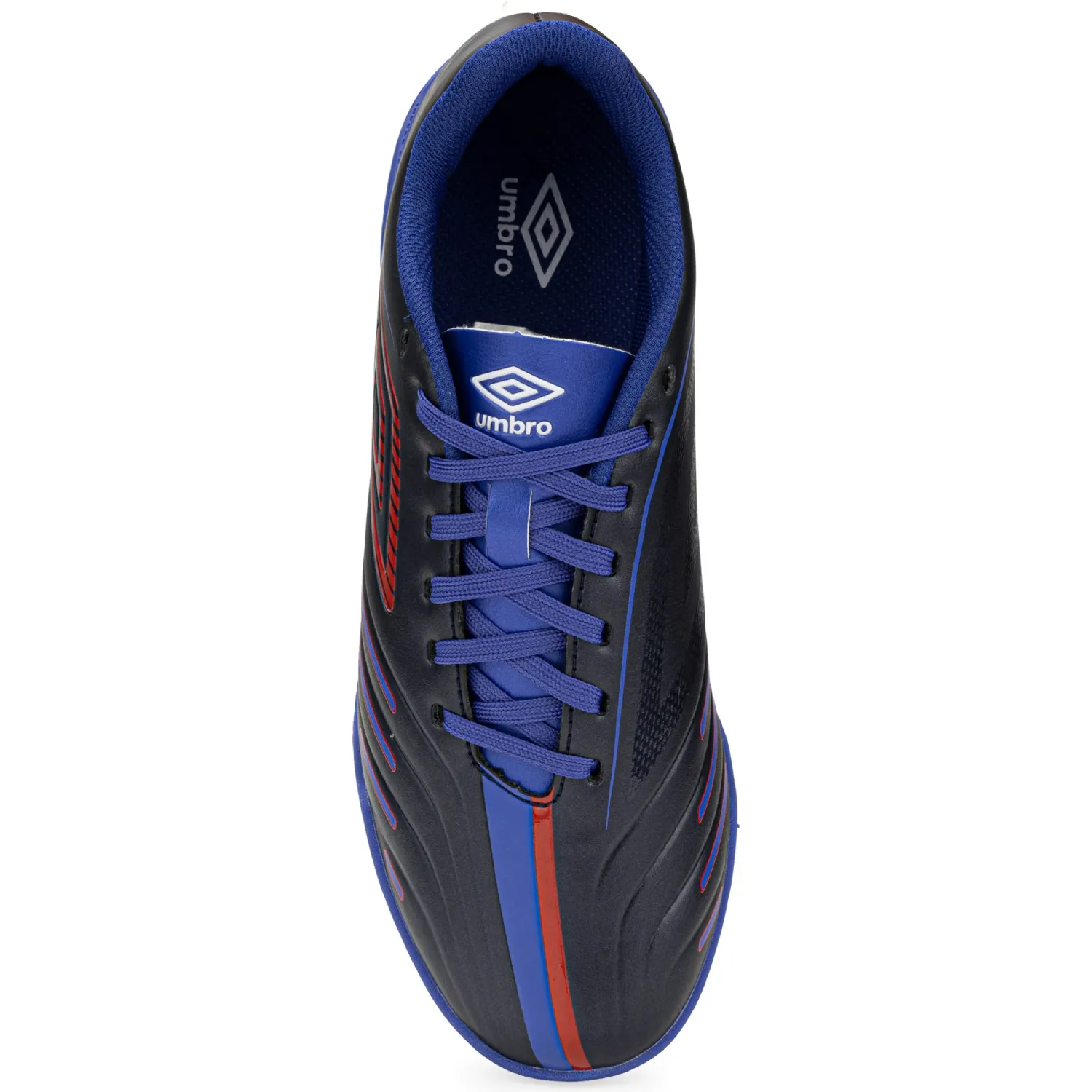 Zapatillas Umbro De Futbol Hombre Tocco Vi Squad Ic color negro / azulino | Platanitos