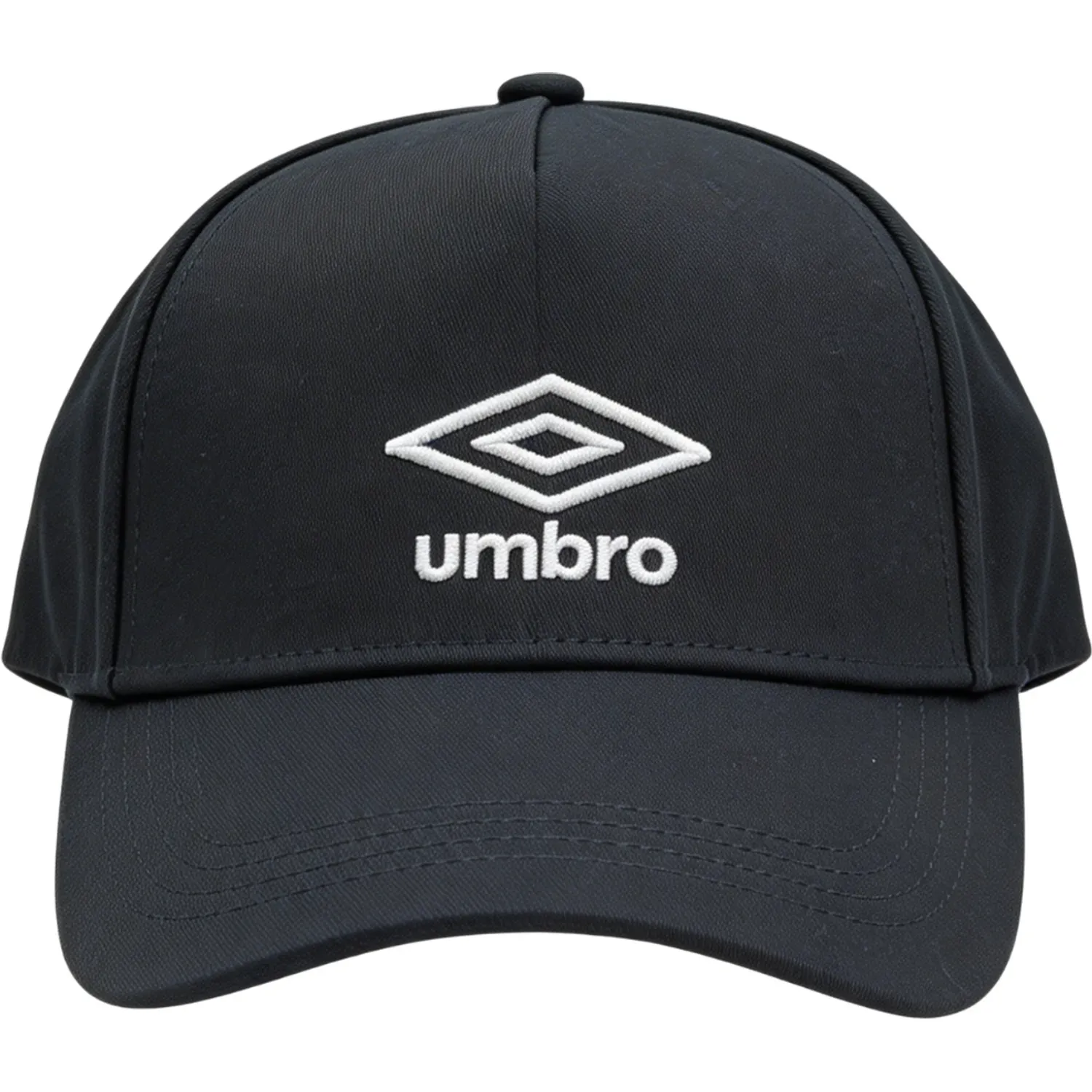 Gorro Umbro Deportivo Unisex Twill Baseballcap color negro / blanco | Platanitos