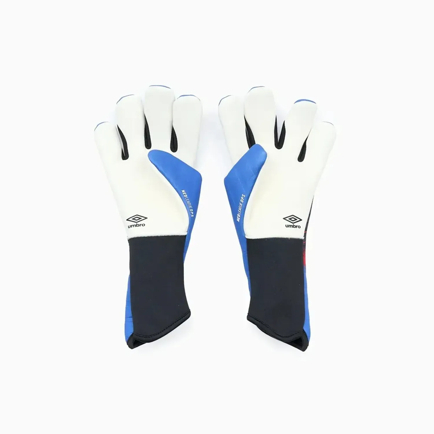 Guantes Umbro De Futbol Hombre Neo League Goalkeeper Glove Dps color azulino / rojo | Platanitos